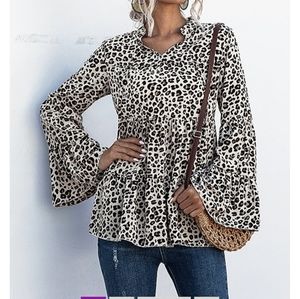 Camisa Women's Leopard Top